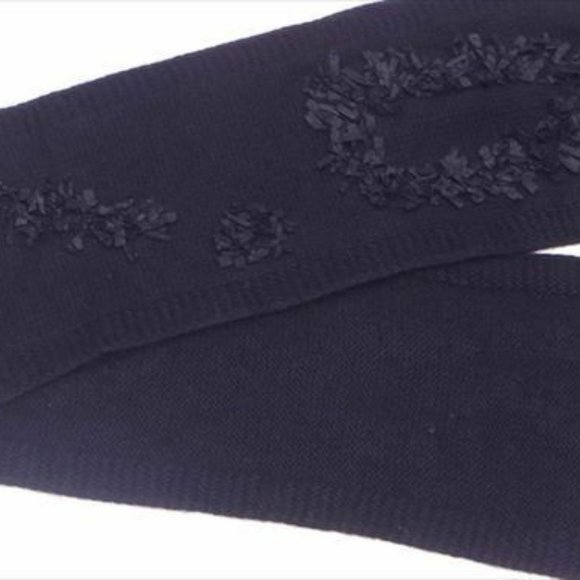 Dior Scarf Black Woman unisex Authentic Used - Picture 5 of 6